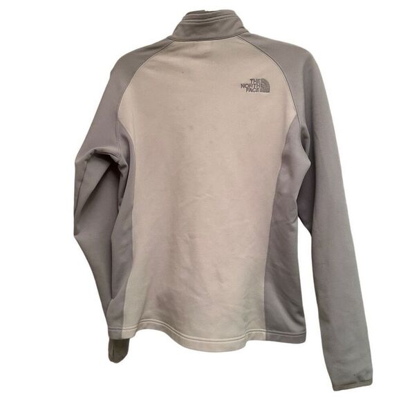 The North Face White and Grey Zip Up Jacket- Size M - Picture 2 of 8